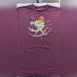 Pokemon Meowth Graphic T-Shirt
